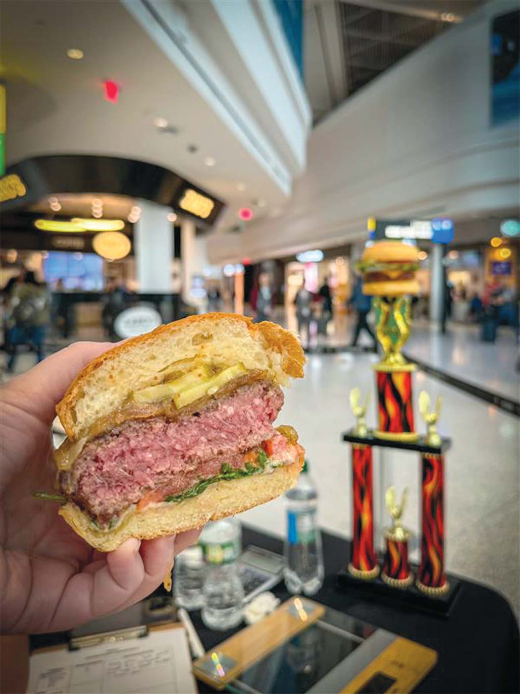 best burger at Newark Terminal A