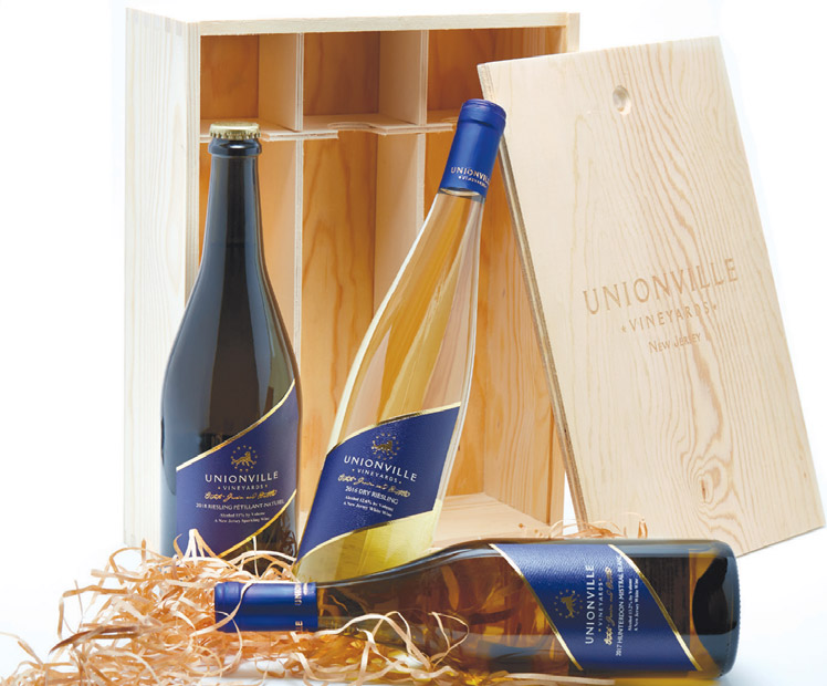 holiday gift crate from unionville vineyards