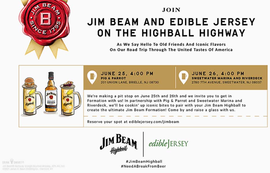 Jim Beam New Jersey events