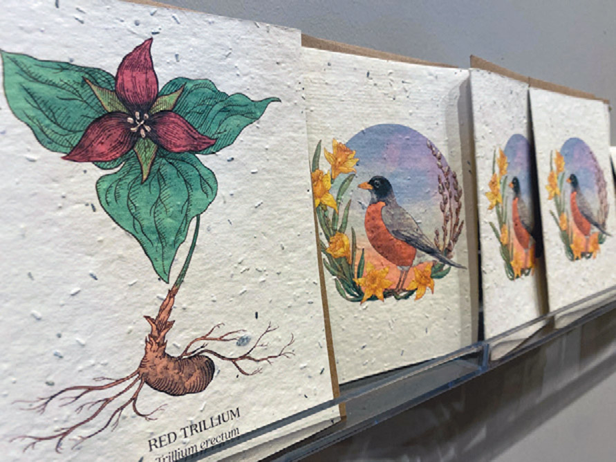 Seeded Greeting Cards  from Zero to 180 Market in Morristown, New Jersey