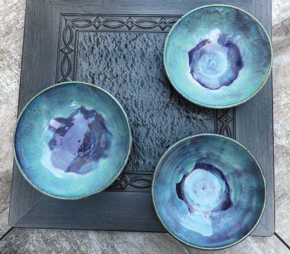 Clay Blue Bowl Set