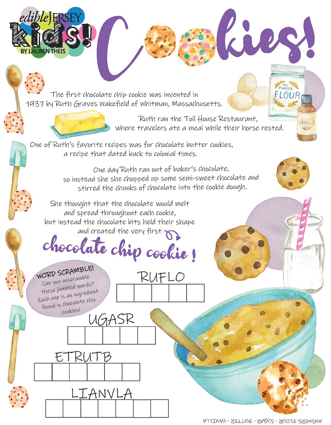 Cookie facts for kids