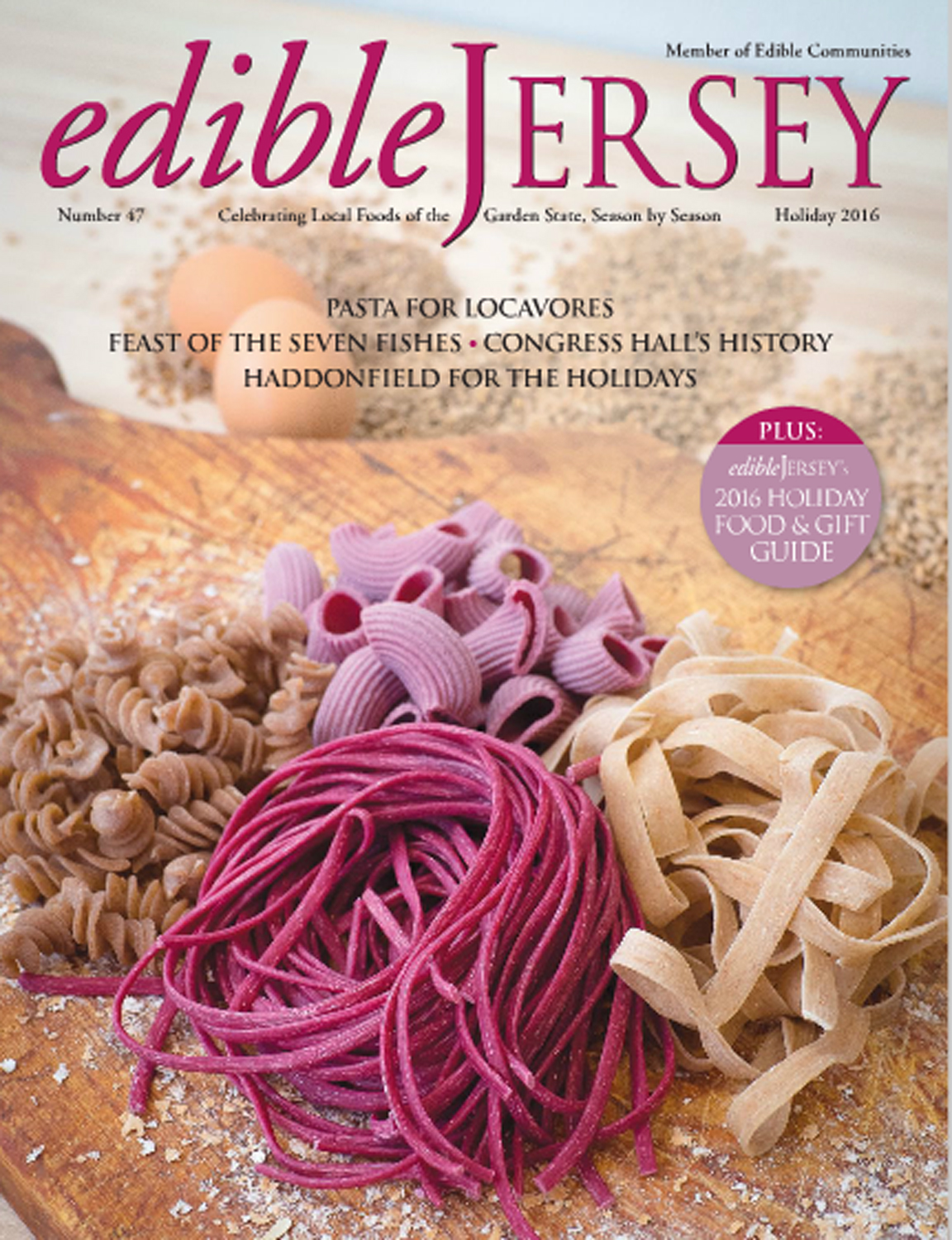 Edible Jersey's Holiday 2016 Issue 
