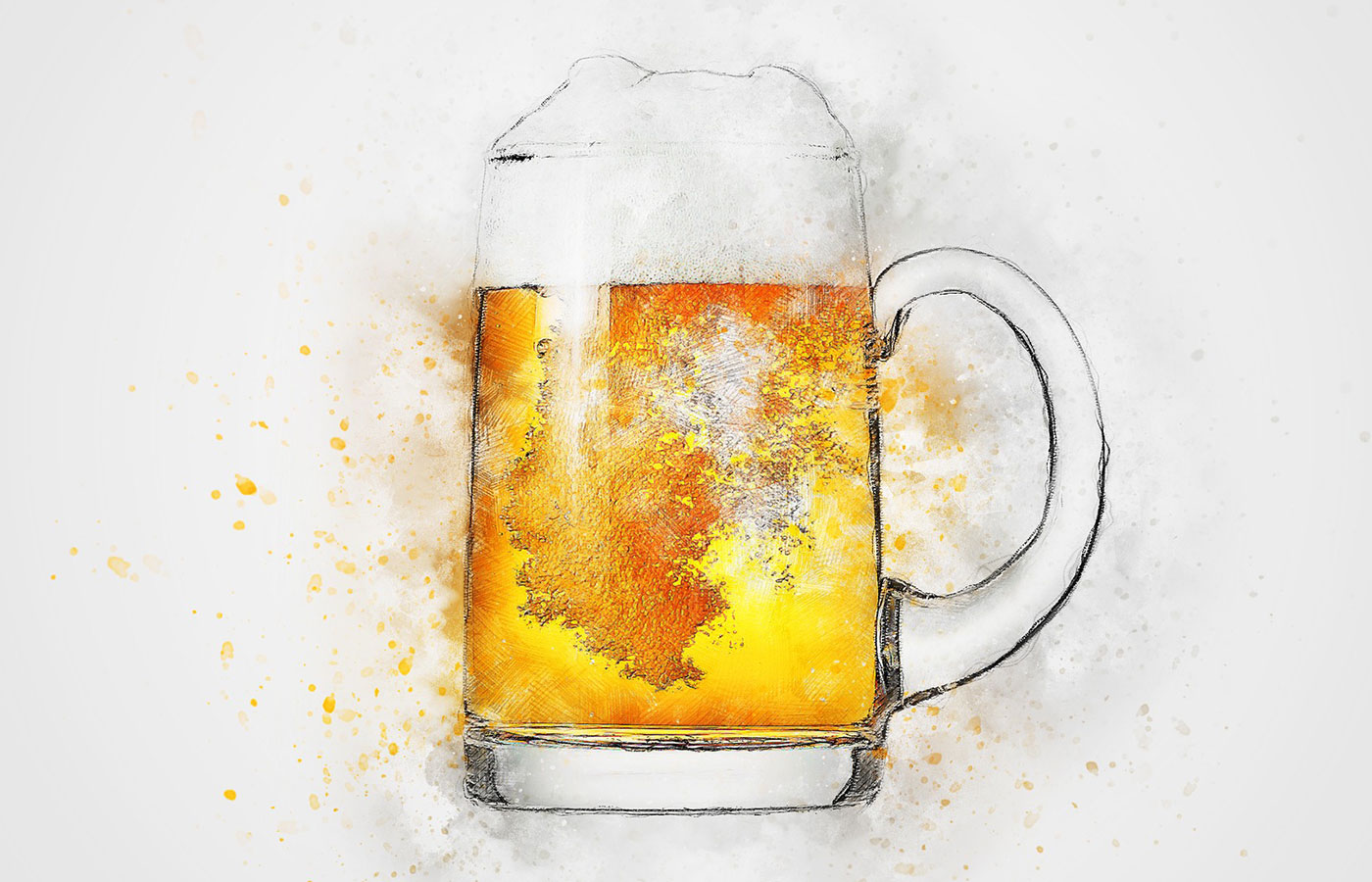 beer mug illustration