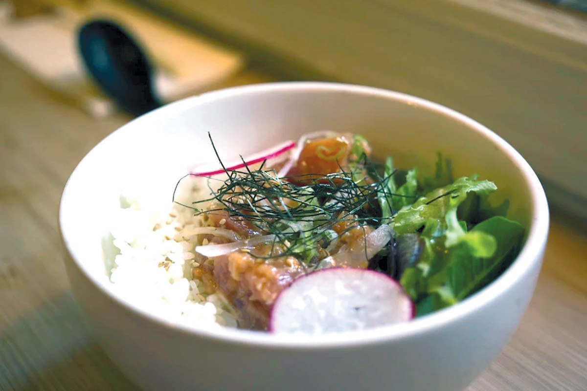 Donburi, a rice-based dish