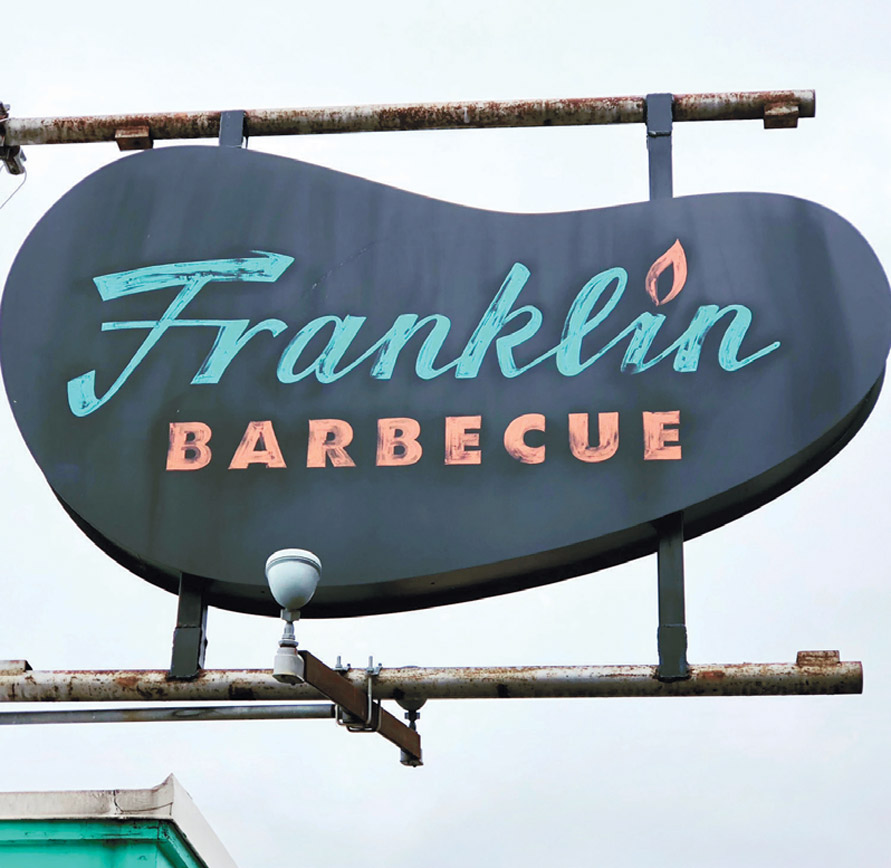 Franklin's Barbecue sign
