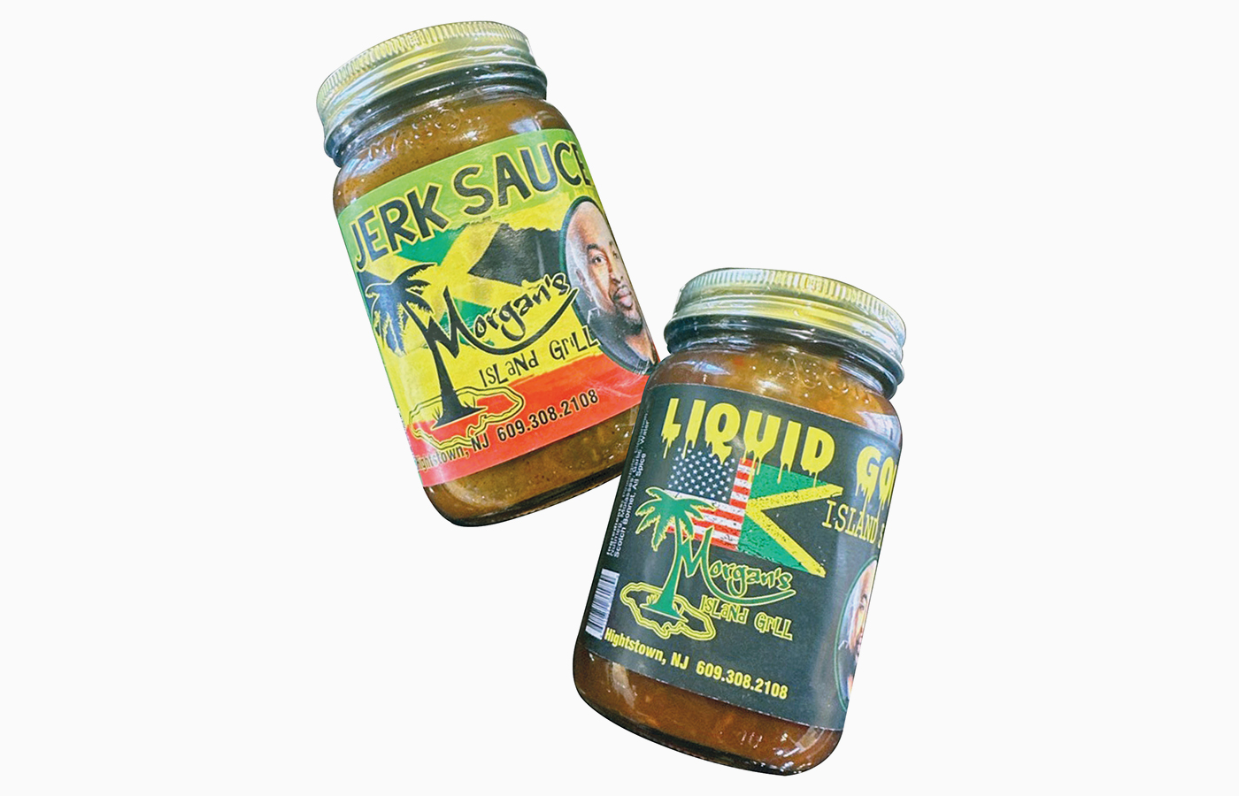 Liquid Gold and Jerk Sauce from Morgan's Island Grill
