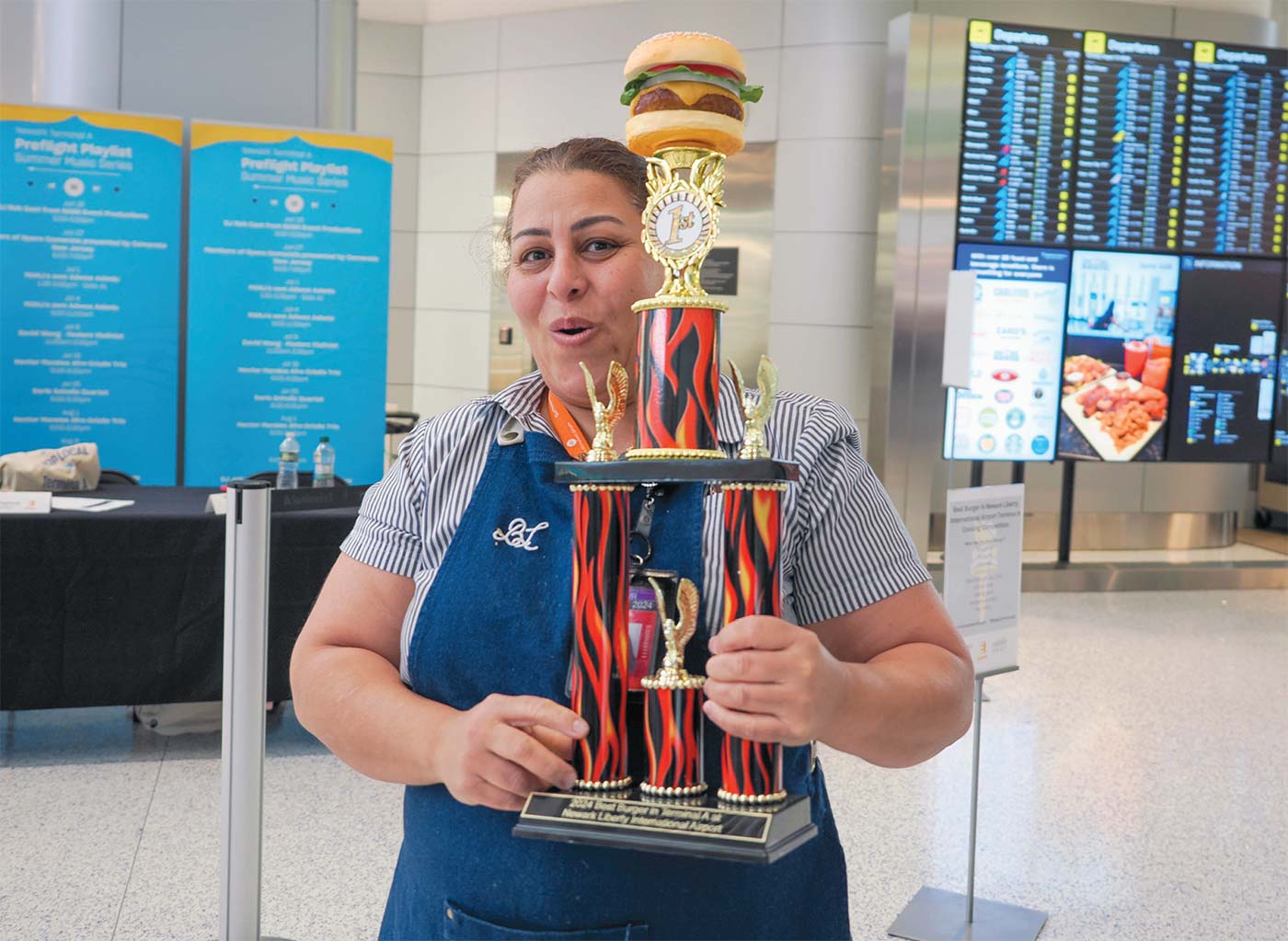 Best burger at Newarks Terminal A