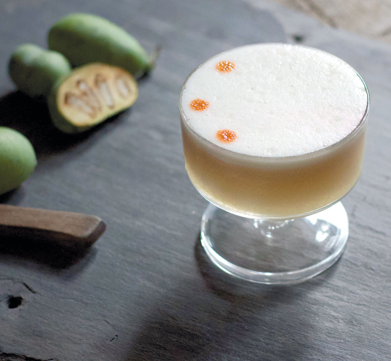 Pawpaw Pisco Sour - cocktail
