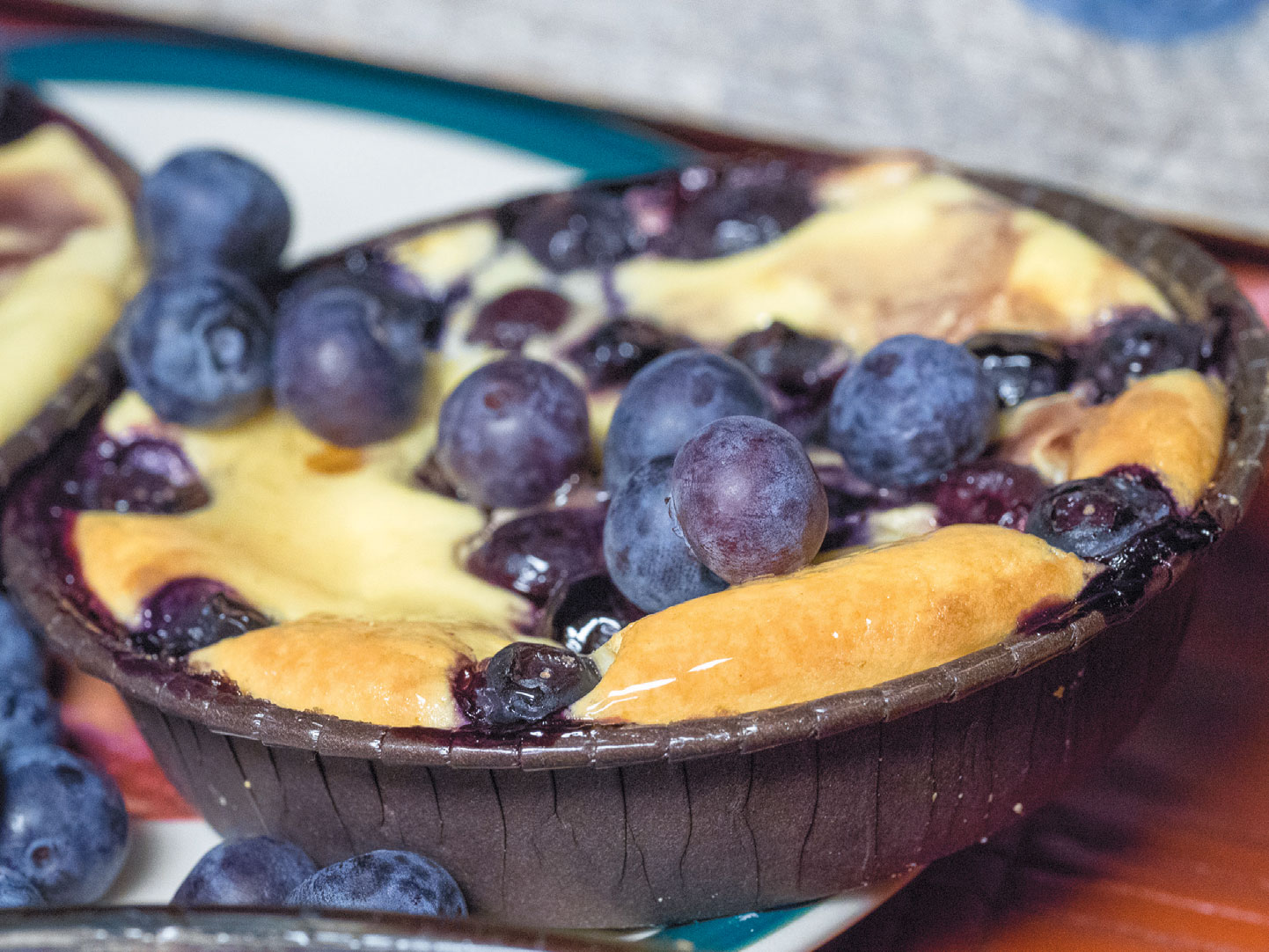 Ricotta Banana Blueberry Pie - Home Cooking Adventure