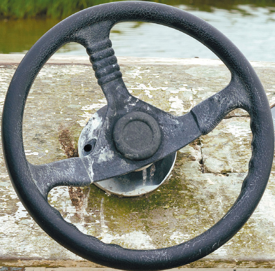 boat steering wheel
