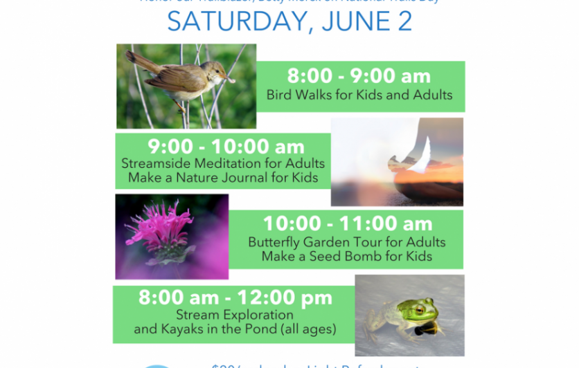 On June 2nd  enjoy a fun family day on Fairview Farm to honor our friend and conservation leader, the late Elizabeth (Betty) Merck.