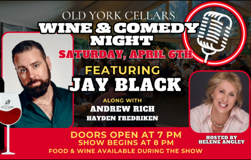 Wine & Comedy at Old York Cellars Winery