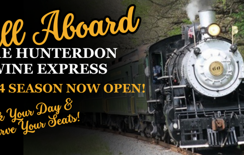 Hunterdon Wine Train Express from Flemington to Ringoes