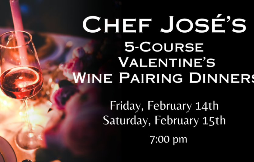 Valentine's Weekend Wine Pairing Dinner at Old York Cellars Winery