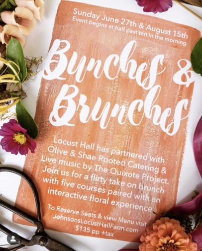Join us for a flirty take on brunch & an interactive floral experience. 