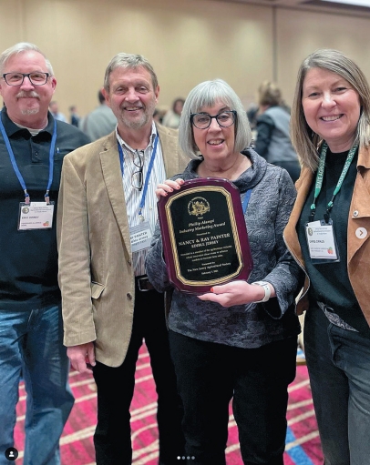 Eric Derby (Foodshed Alliance), Ray & Nancy Painter (Edible Jersey), Chris Cirkus (Zone 7 and NJAS board member) at New Jersey Agricultural Society’s awards luncheon.