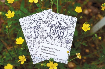 The Experimental Farm Network’s retail seed packets