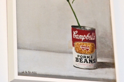 campbell soup can painting on wall
