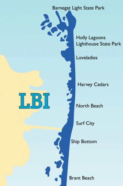 map of LBI