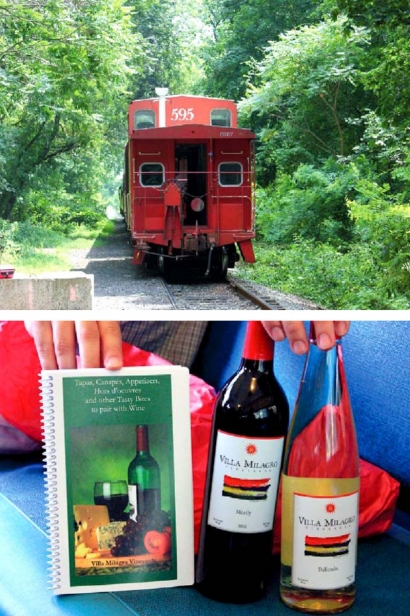 aboard the wine train