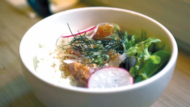 Donburi, a rice-based dish