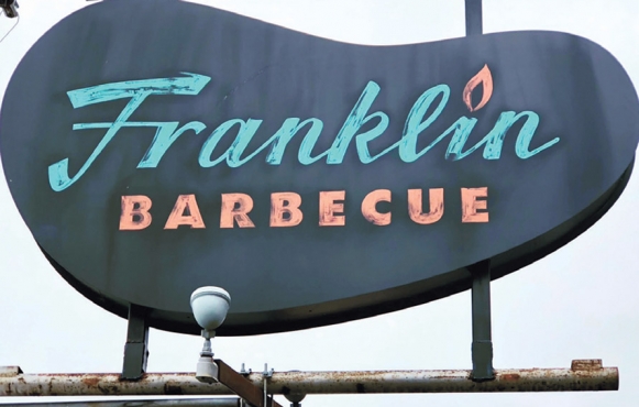 Franklin's Barbecue sign