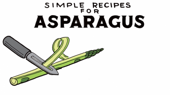 in season asparagus