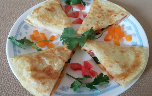 Healthy quesadilla