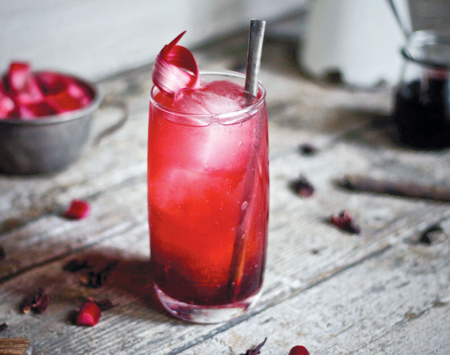 Mexican Rhubarb Mule Cocktail