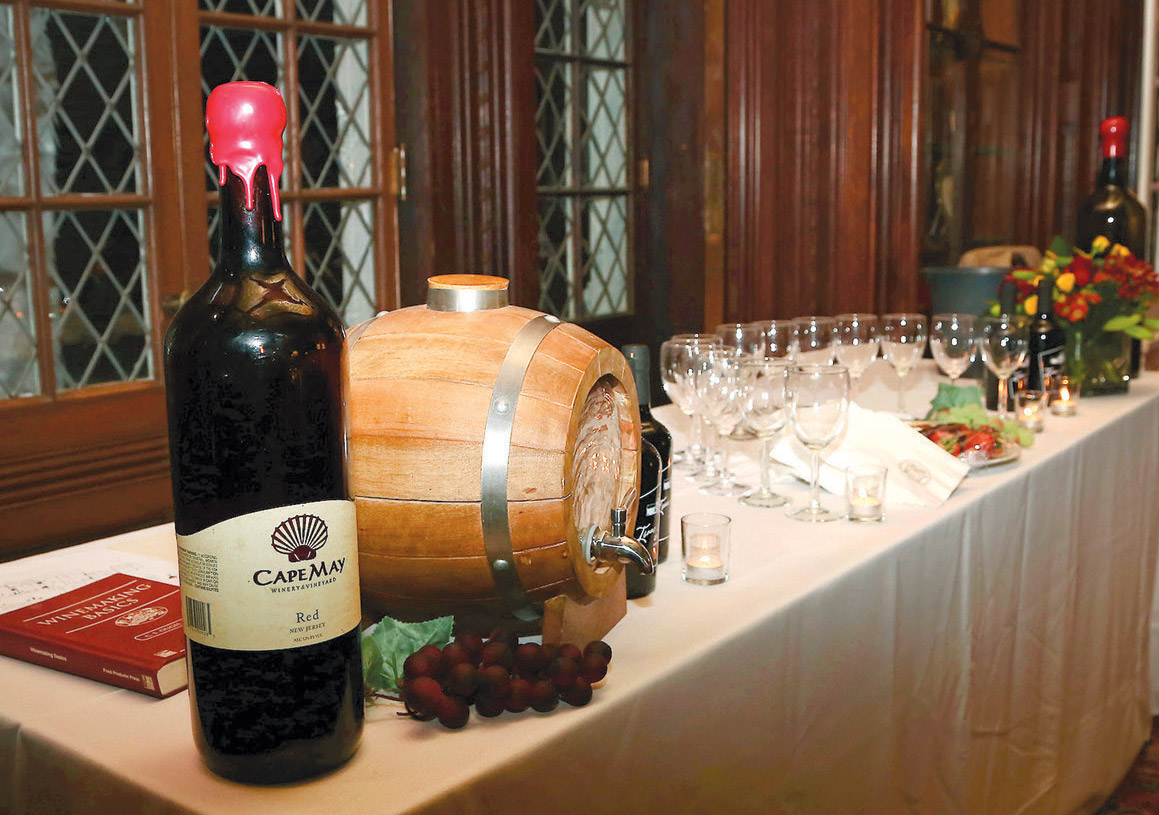 wine tasting at Drumthwacket