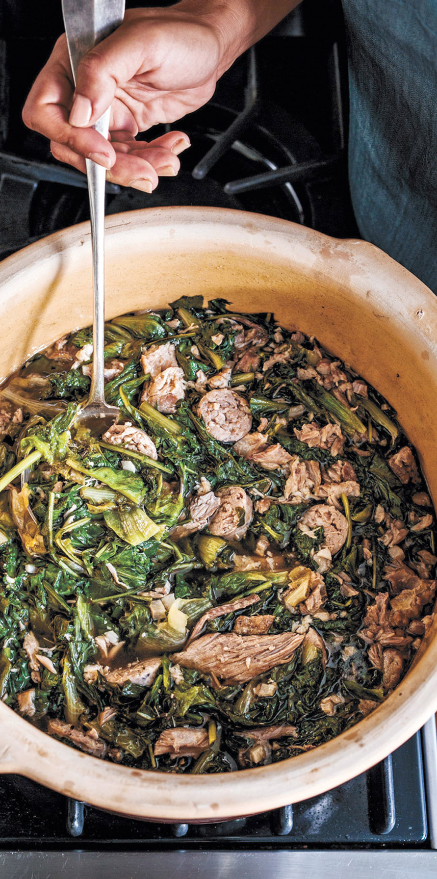 Wild Herb and Pork Soup
