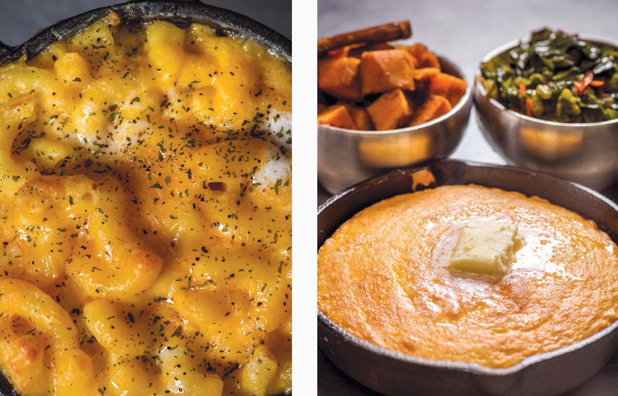 Selections from the menu at Tasha's Caribbean and Soul Food Cuisine